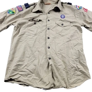 Boy Scouts of America BSA Shirt Mens XL Button Up Short Sleeve 100% Cotton - Picture 1 of 6