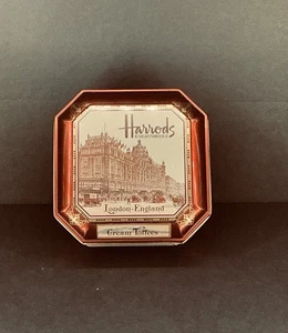 HARRODS KNIGHTSBRIDGE EMPTY TIN BOX 1996 - Picture 1 of 7