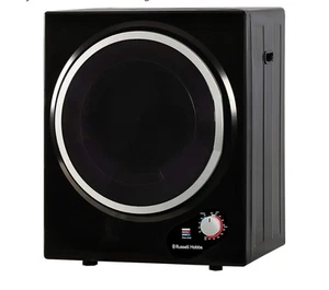 Russell Hobbs RH3VTD800B Black 2.5kg Compact Mini Vented Tumble Dryer, Portable, - Imagen 1 de 4