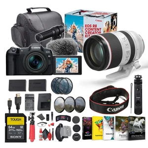 Canon EOS R8 Camera Content Creator Kit with RF 24-50mm f/4.5-6.3 IS STM Lens - - Picture 1 of 7