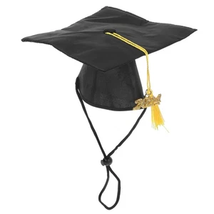 Bachelor's Hat Dog Graduation with Tassel Accessories for Caps Puppy - Picture 1 of 12