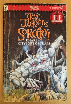 Steve Jackson's SORCERY! 2 - Khare Cityport of Traps Fighting Fantasy 1985 - Image 1 of 4