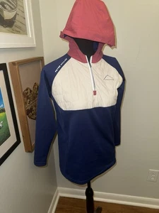 Sudadera con capucha Peter Millar Hyperlight Weld híbrida media cremallera acolchada grande para mujer”  - Imagen 1 de 5