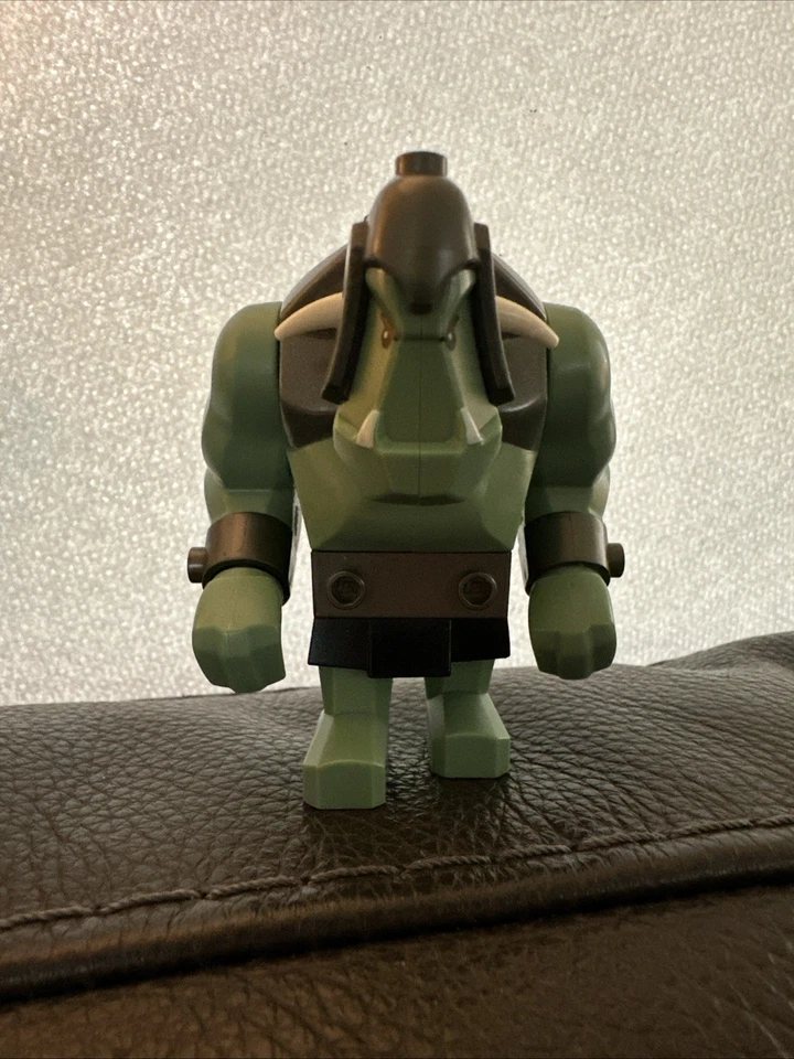 Lego Castillo Minifigura CAS376 Fantasy Era Troll Armadura 2 Blanco 3 Cuernos Perla Foto 1 de 1