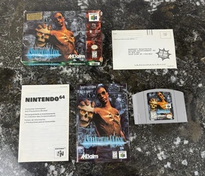 Shadow Man (Nintendo 64, 1999) N64 CLEANED AUTHENTIC REG CARD TESTED NICE!! - Picture 1 of 12
