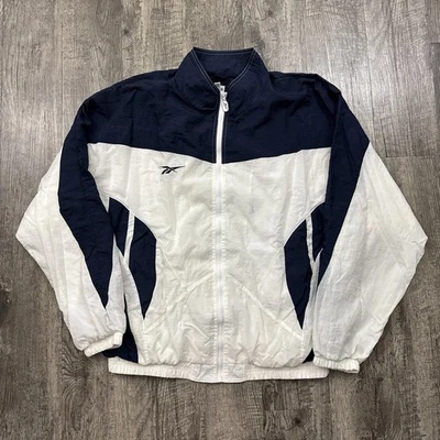 Vintage 90s Reebok Lined Windbreaker Track Jacket XL - Image 1 of 4