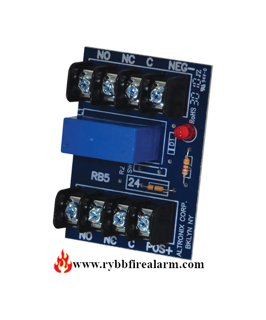 Altronix RB524 Relay Module 24vdc Operation DPDT Contacts