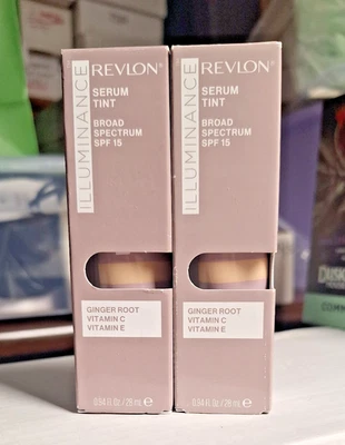 New! 2 Revlon, Illuminance Serum Tint 117 Light Beige Broad Spectrum SPF 15, NIB - Image 1 of 4