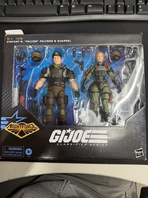 GI Joe Classified Series 138 Night Force Vincent R Falcone And Quarrel Foto 1 de 2