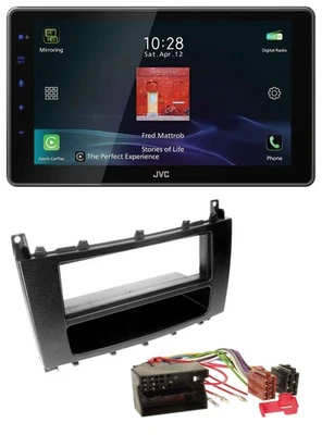 JVC DAB MP3 Bluetooth USB Autoradio für Mercedes CLK W209 C-Klasse W203 - Bild 1 von 4