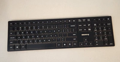 CHERRY DW 9100 SLIM Bluetooth, Wireless Keyboard, Black (No Dongle But BT Works) - Image 1 of 4
