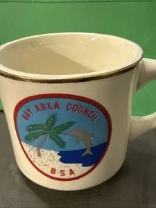 Bay Area Council Boy Scouts Mug. Made In USA Vintage BSA - Picture 1 of 5