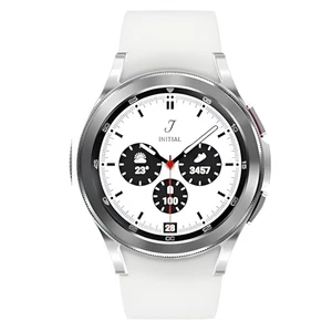 Samsung Galaxy Watch4 Classic 42mm SM-R880 Bluetooth Smartwatch SS Silver - Picture 1 of 9