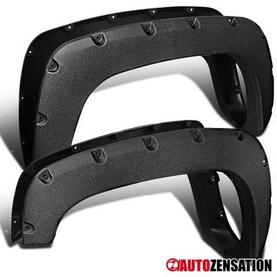 Fit 88-98 C/K 1500 92-99 Suburban Yukon Pocket Rivet Texture Wheel Fender Flares Foto 1 de 4