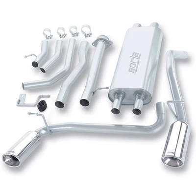 Borla 140037 Touring Cat Back Exhaust System for 03-06 Hummer H2 SUV SUT 6.0L V8 - Image 1 of 4