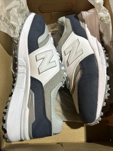 New Balance Golf 997 SL Shoes. Navy White Grey. Size 8 Wide - Picture 1 of 5
