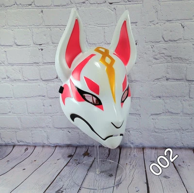 Fortnite Drift Fox Mask Teen/Adult Plastic Face Mask Cosplay Epic Game 2023 - Image 1 of 4