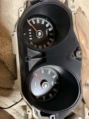 Tacómetro de racimo de calibre 69 70 OEM Ford Mustang 1969 1970 Foto 1 de 2
