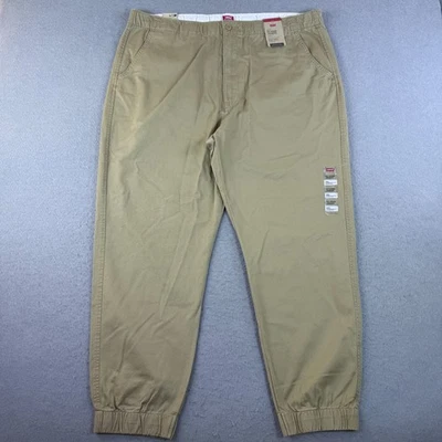Levis Masculino XX Chino Jogger Bege Bronzeado Tamanho 2XL Cordão Casual Clássico Conforto - Imagem 1 de 4