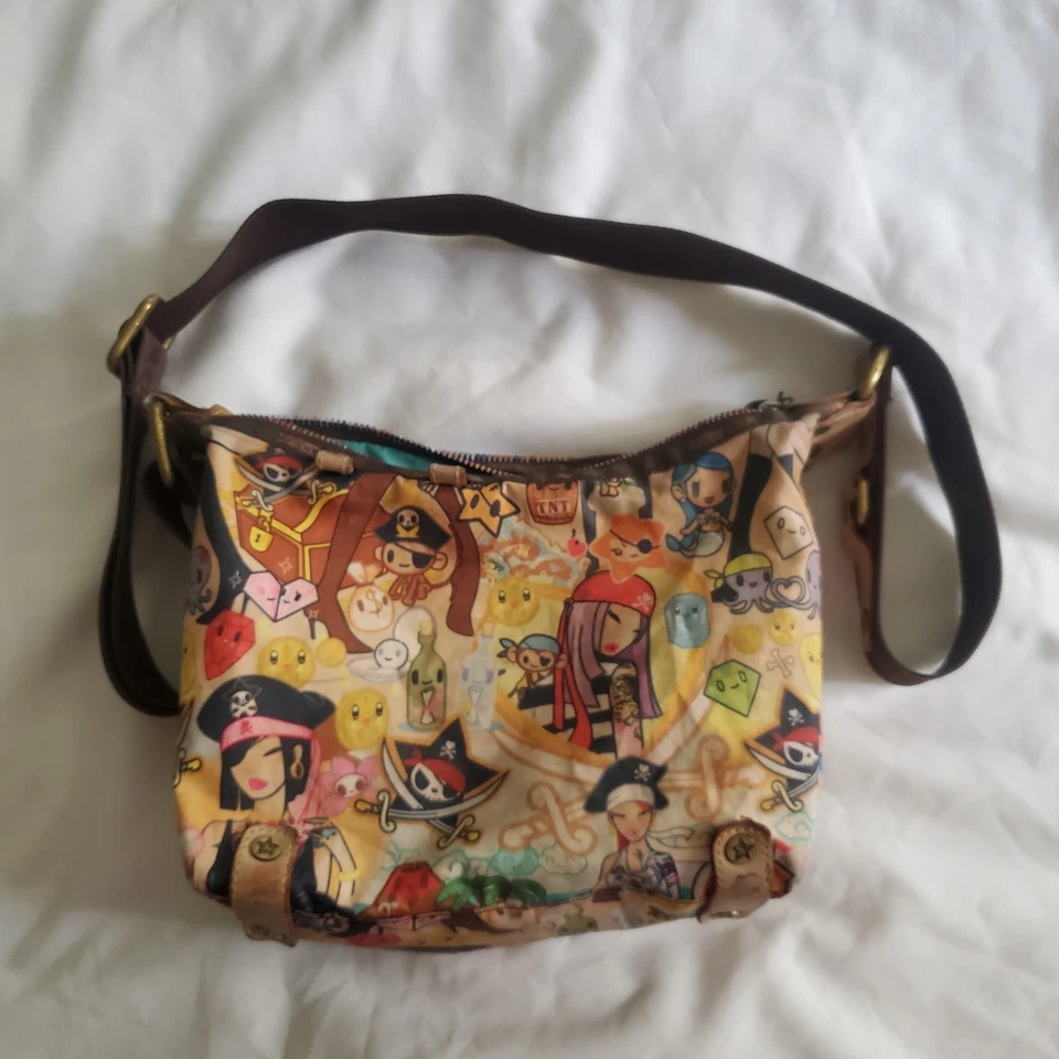 Bolso Bandolera Playa Lesportsac Tokidoki Bambinone Spiaggia Cartera Foto 1 de 4