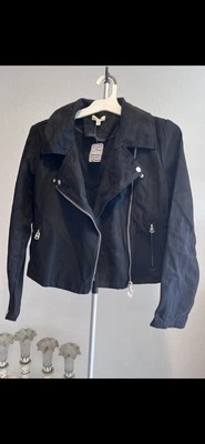 Chaqueta de moto/motociclista de gamuza para mujer Silence + Noise. Talla M/L. Nuevo. Chucky Tiffany  Foto 1 de 3