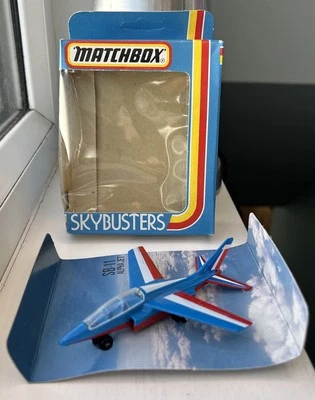 MATCHBOX SKYBUSTERS SB-11 Dassault/Dornier Alpha Jet Blue/Red/White Test Version - Image 1 of 4