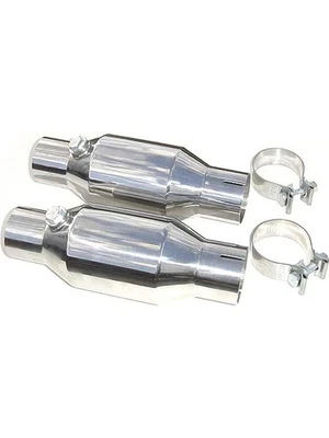 Pypes Performance Exhaust Catalytic Converter HighFlo Mini-Cat Kit 2-1 (CVM11K) - Image 1 of 4
