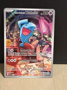 Team Rocket's Wobbuffet 203 Sv: Scarlet & Violet Promo Cards Holo - Picture 1 of 2
