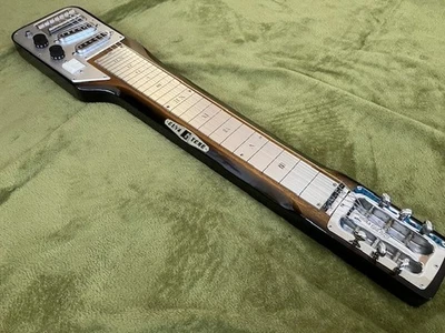 TEISCO HG-96C 6 String Electric Lap Steel Guitar Hawaiian with Hard Case - image 1 of 4
