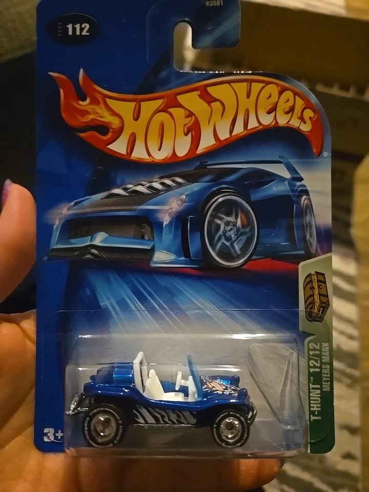 Hot Wheels Treasure Hunt #12 2004 Meyers Manx Real Riders OG Super Foto 1 de 4