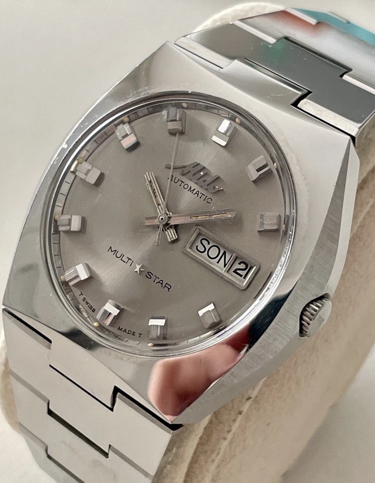 Orologio N.O.S. MIDO MULTISTAR ‘70 automatico ETA 2789 vintage Swiss Made - Immagine 1 di 4