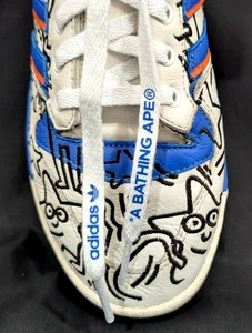 ADIDAS Keith Haring x Rivalry High Pop Art Shoes Rare (2019) EE9296- US 10 -EUC* - Picture 1 of 13
