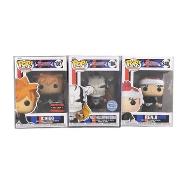 Lote de 3 figuras de vinilo Funko Pop exclusivas de anime Bleach Foto 1 de 4