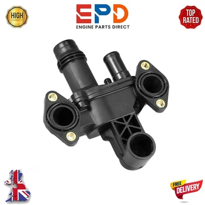THERMOSTAT WATER OUTLET PIPE FOR LAND RANGE ROVER JAGUAR X358 3.0L TDV6 ENGINE - Image 1 of 4
