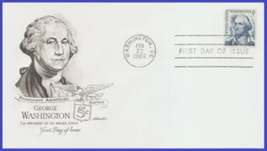 USA4 #1283 U/A ARTMASTER FDC   George Washington - Bild 1 von 1