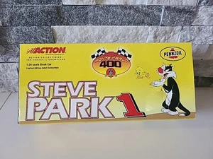 Nascar #1 Steve Park Looney Tunes Tweety Sylvester Pennzoil 1/24 Action Car - Picture 1 of 6