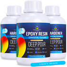 Deep Pour Epoxy Resin 51Oz Kit - 2-4' Pour Depths Crystal Clear Casting Resin 