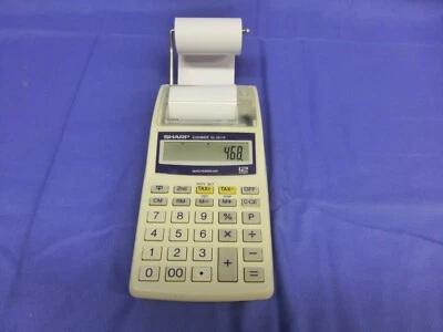 Sharp Elsimate EL-1611P 12-Digit Tax Calculator Printer with Roll - Image 1 of 4
