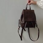 Vintage Casual Unisex Handbag Leather Backpack School Bag Shoulder Bag