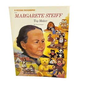 Vtg 1993 Margarete Steiff: Toy Maker (A Rookie Biography by Greene, Carol) Plush - Imagen 1 de 8