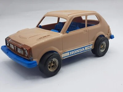 Vintage 1970s Honda Civic CVCC - Strombecker - Tootsie Toy - Made In USA 11" - Image 1 of 4