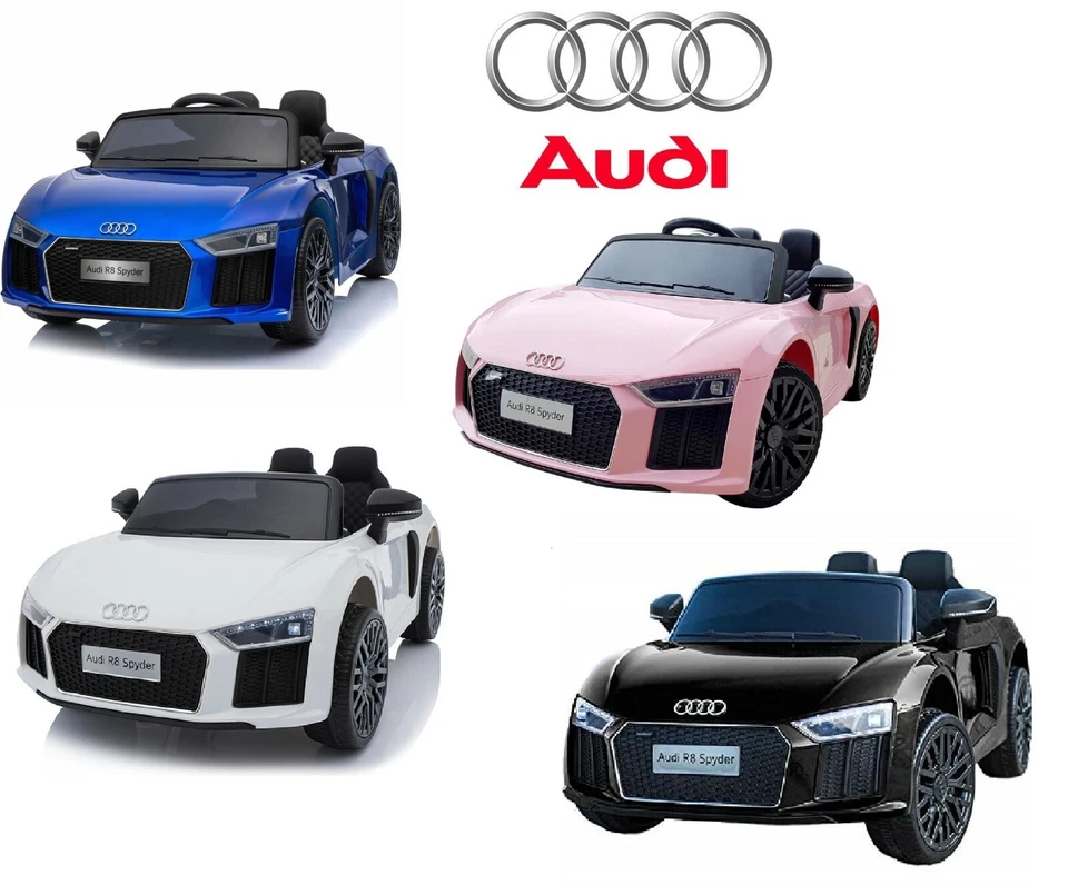 12v Audi R8 Spyder Kids Electric Ride on Car Battery Parental Remote Control - Image 1 of 1