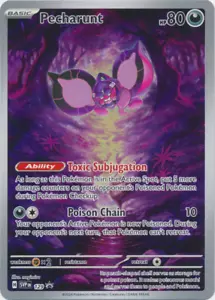 Pecharunt SVP129 Favola Avvolta Stella Nera Promo Pokemon TCG - Foto 1 di 1
