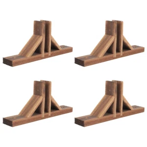  4pcs Fence Support Wooden Yard Fence Fixing Base Holder for Small Fence Fence - Picture 1 of 12