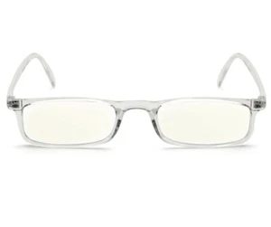 Nannini Italian reading glasses blue light half-frame Quick 7.9      CRYSTAL - Picture 1 of 9