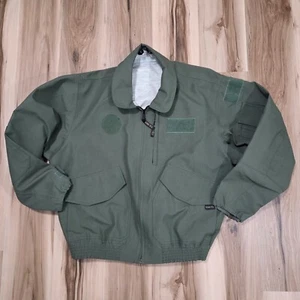 Military Nomex Gore-Tex Green Outer Shell Waterproof Jacket Hood XL REGULAR Hood - Bild 1 von 9