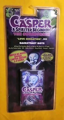 Casper A Spirited Beginning Soundtrack Cassette Tape SEALED!! Motion Cover RARE! - Image 1 of 4