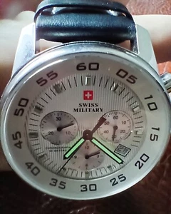 Hanowa Swiss Military Watch Chronograph Quartz 15 Years Old - Picture 1 of 8