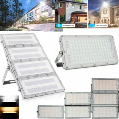 LTPAG 100-400W LED Flood Light Stadium Outdoor Spotlight Garden Yard Lamp Brightness