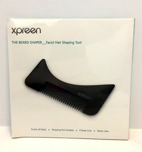 Xpreen The Beard Shaper Beard and Mustache Comb Facial Hair Shaping Tool Black - Picture 1 of 3